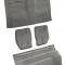 ACC 2007-2010 Cadillac Escalade 4DR w/2nd Row Bucket Seat Mount Cover Complete Cutpile Carpet