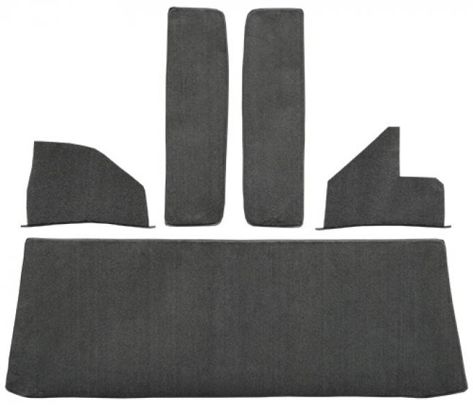 ACC 1959 Chevrolet 3E 3600 Rear Cab Wall Door & Kick Panels Loop Carpet