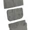 ACC 2007-2009 Chevrolet Suburban 1500 4DR w/2nd Row 60-40 Seat Mount Cover w/o Heel Pad Complete Cutpile Carpet