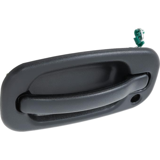 1999-07 Chevrolet, GMC Truck/SUV, Exterior Door Handle, With Key Hole, Black Textured, Front, Left