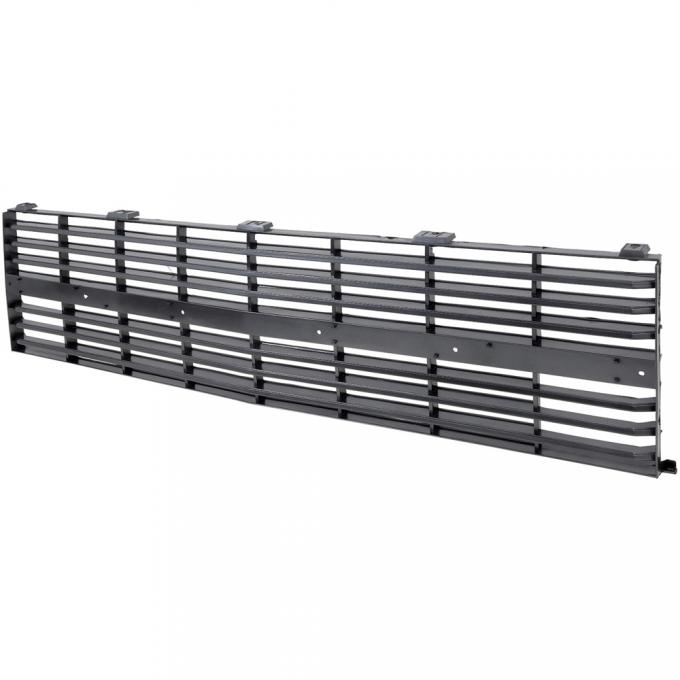 OER 1983-84 Chevy Pickup, Blazer, Suburban, Front Grill Emblem Delete Panel, Dual Headlamps, Dark Gray T70048