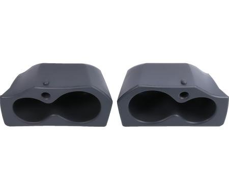 OER 2009-23 Dodge Ram 1500, 2500, 3500, Door Panel Pocket Cup Holder Insert, Black ABS 1LD23XXXAA