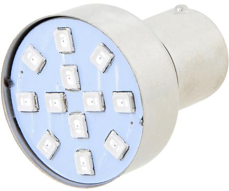 Amber LED Replacement Bulb Single Contact 1156