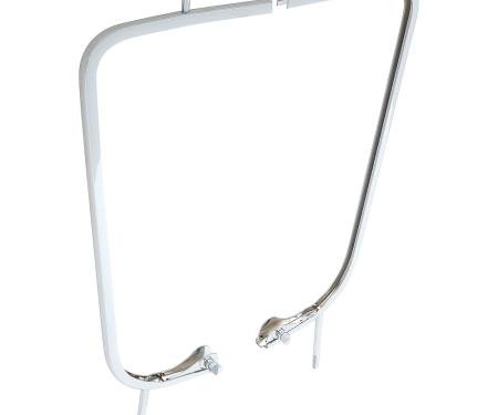 1955-59 Chevrolet, GMC Pickup Truck, Chrome Vent Window Glass Frames, LH & RH, Pair