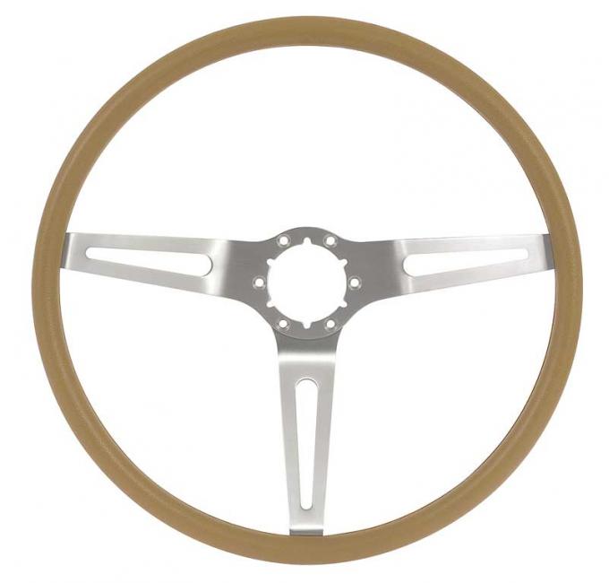 Redline Restomotive® Camaro 69/Chevelle, El Camino 69-72/Nova69-70/Monte Carlo 70-72/Impala 70/Chevy P/U 67-87 3-Spoke Steering Wheel - Comfort Grip (Saddle) LG-00-2594