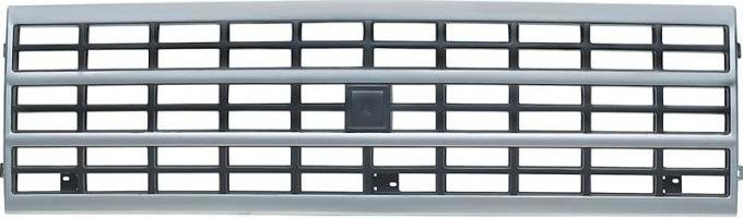 OER 1989-91 Chevrolet Pickup, Blazer, Suburban, Front Grill, Single Headlamps, Argent Silver T70611