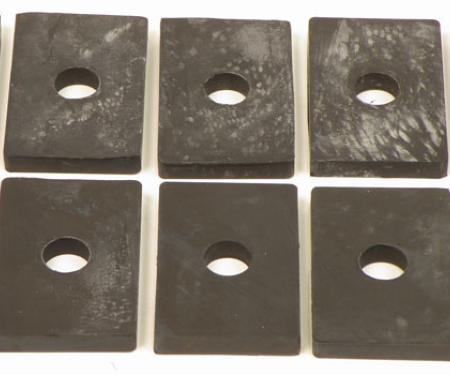 OER 1955-72 Chevy, GMC Pickup Truck, Long Bed, Bed Mounting Pad Set, 1/2 Ton,10 Piece Set CX1315