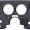 OER 1975-77 Chevy, GMC Pickup, Blazer, Jimmy, Suburban, Dash Gauge Bezel, with AC, Black & Silver 14229