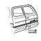 1975-88 Chevrolet Suburban, "Suburban" Rear Barn Door Emblem, with Hardware, Each, GM Licensed