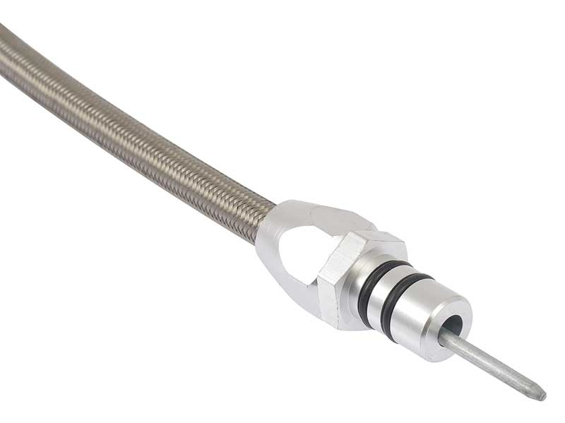 4L60E Billet Aluminum Locking Transmission Dipstick - Firewall/Trans Mount - Truck