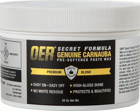 OER Secret Formula Pre-Softened Carnauba Paste Wax - 20 Oz. Can K89623