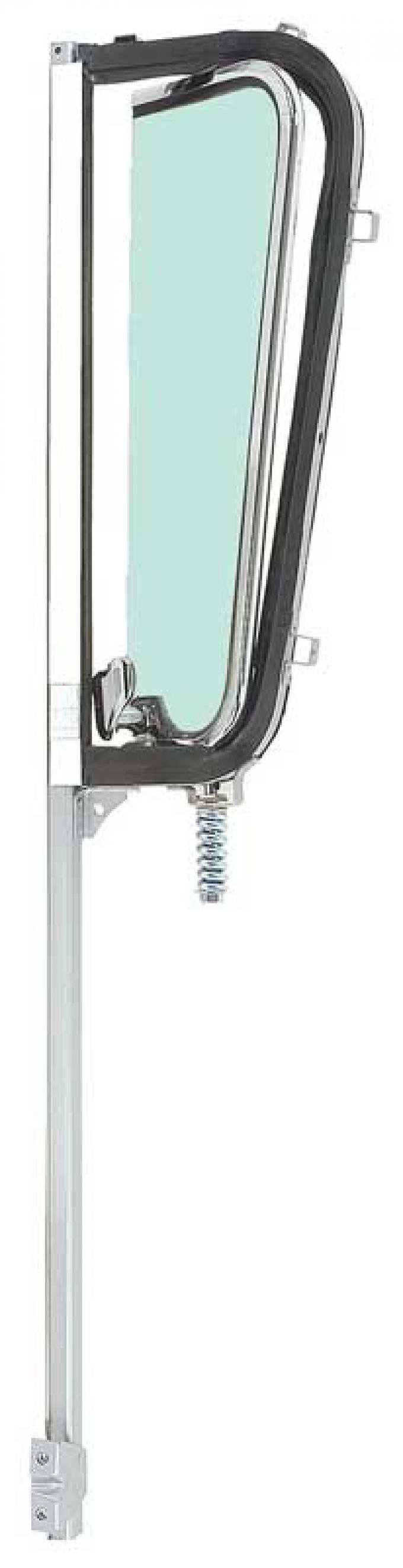 OER 1960-63 GM Truck Vent Window Assembly with Chrome Frame and Green Tinted Glass, LH CX4930T