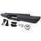 1988-00 Chevrolet, GMC C/K GMT400 Stepside Pickup, Rear Step Bumper, With Impact Strips, With Brackets, Black
