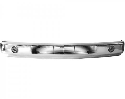 OER 1988-98 Chevy Truck, Front Bumper, With Fog Lamps, With Standard Insert, Chrome T71088C