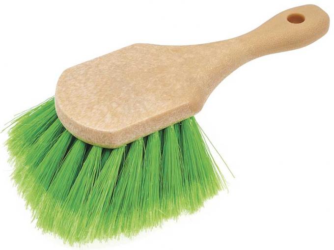 OER Wash Brush Soft Bristles 8" Handle Green K89832