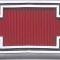 OER 1967-68 Chevrolet Pickup, Panel, Suburban, Red Bow Tie Grill Emblem, with Hardware, GM Licensed 3893742