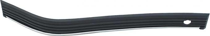 OER 1988-00 Chevy, GMC Truck, Front Bumper Impact Strip, Black/Chrome, LH Drivers Side T70423