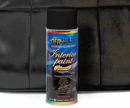 OER Interior Paint, M10 Black, 16 Oz. Aerosol Can, Net Wt. 12 Oz., Premium PP801