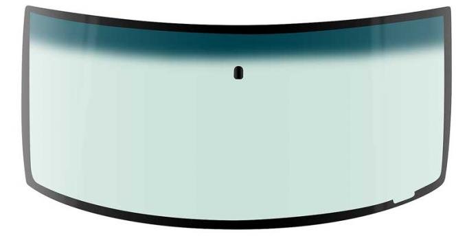 OER 1983-92 Ford Bronco II, Ranger, Front Windshield Glass, with Mirror Bracket, Lt Green Tint, with Blue/Green Upper Shaded Band DW939T