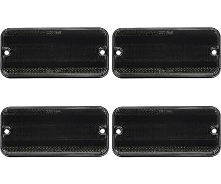 OER 1968-72 Chevrolet, GMC Pickup, Suburban, Jimmy, Marker Lamp Set, Smoked Lens, Red/Amber LED 21107S