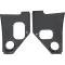 OER 1955-59 Chevrolet, GMC Picku, Panel, Suburban, Interior Kick Panels, with Speaker Holes, Black, Pair A5100103