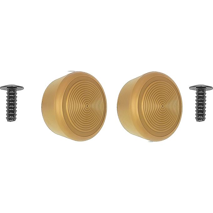 OER 1968-88 GM, Window Handle Knob Set with Rivets, for Door or Quarter Window Cranks, Light Saddle, Pair WCK34