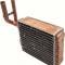 1960-63 Chevrolet, GMC Pickup, Panel, Suburban, Heater Core Assembly, with Recirculating Heater, Copper/Brass, Measures, 7-1/8" x 6-1/8" x 2-1/2"