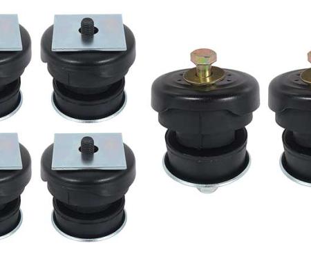 1981-83 Chevrolet, GMC Fleetside Pickup, Body Mounting Set, Standard Cab, 32-Piece Set