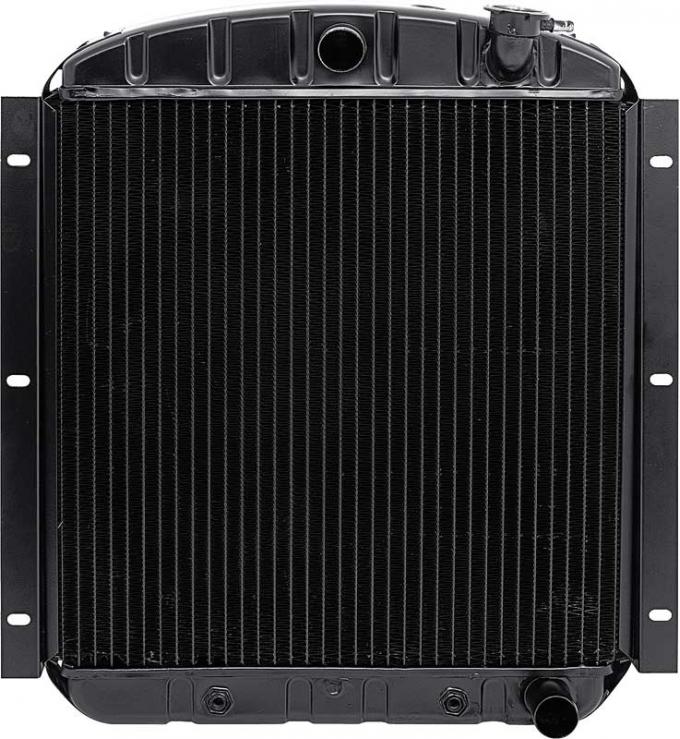 OER 1948-54 GMC Truck 1 Ton V8 with AT 4 Row Copper/Brass Radiator (20-3/4" x 19-3/4" x 2-5/8" Core) CRD9801A