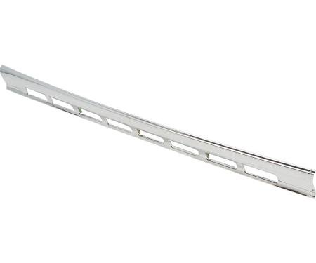 1979-80 Chevy, GMC Pickup, Blazer, Jimmy, Suburban, Lower Grill Molding, Aluminum Stamped