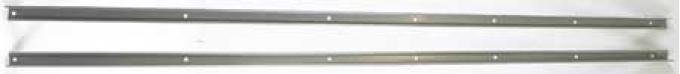 OER 1960-66 Chevrolet, GMC, Bed Angle Strips, 1/2, 3/4 Ton, Short Bed, Stepside, Stainless, Unpolished 110116