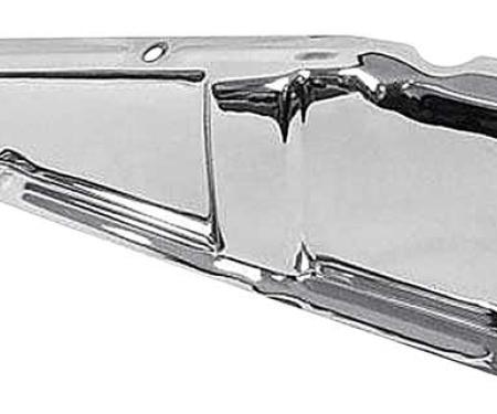 OER 1960-66 Chevy, GMC, Pickup, Suburban, Radiator Support Upper Tie Bar Baffle, Chrome, RH Passenger Side 3765836C