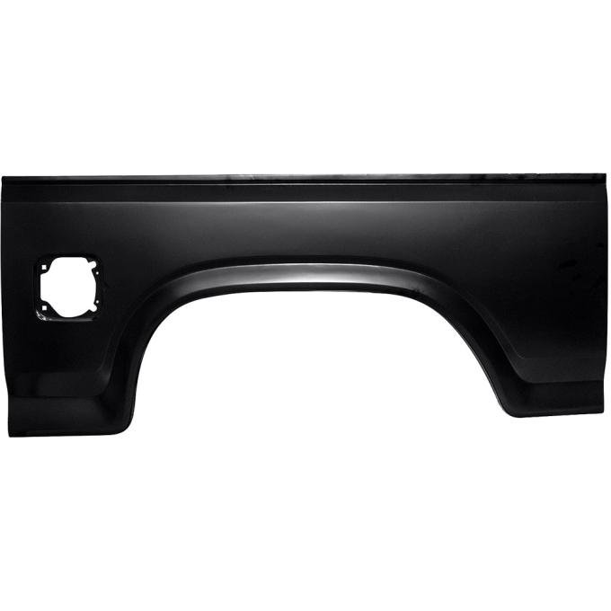 1980-86 Ford F-100, F-150, F-250, F-350, Bedside Wheel Arch Extension Panel, Single Fill Hole, LH Driver Side
