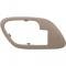 1995-2002 Chevy, GMC Pickup, SUV, Inner Door Handle Bezel, w/o Power Door Locks, Beige, LH Drivers Door