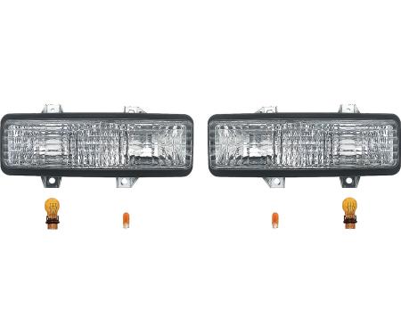 OER 1989-91 Chevy, GMC Pickup, Crew Cab, Park Lamp Set, Dual Headlight, Pair TL3140