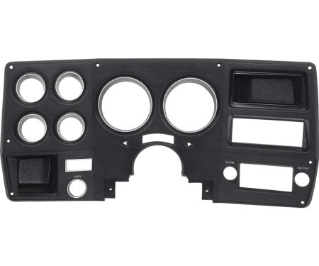 OER 1975-77 Chevy, GMC Pickup, Blazer, Jimmy, Suburban, Dash Bezel, without AC, Black/Silver 14234