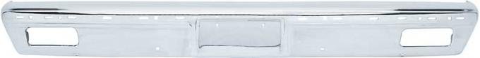 OER 1981-82 GM Truck Front Bumper with Impact Strip Holes - Chrome T70601