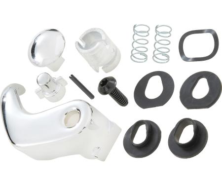 1980-91 Chevrolet, GMC Truck, Blazer, Jimmy, Suburban, Vent Window Handle Kit, Chrome Head Pin, RH, Passenger Side