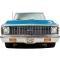 OER 1969-72 Chevy Pickup, Blazer, Suburban, Chrome Headlamp Bezel Set, LH & RH, Pair, Stamped Steel 399070C