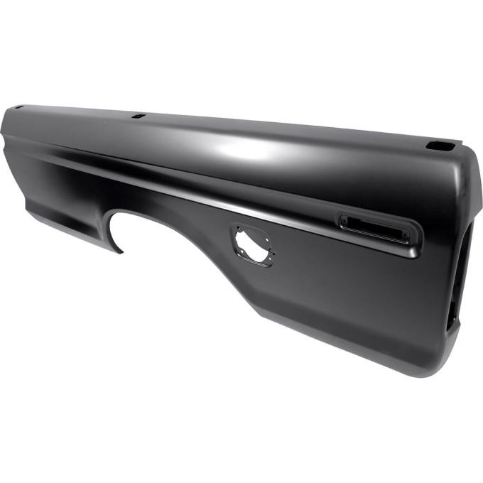 OER 1973-79 Ford, Bed Side Panel, with Wheelhouse,Tail Panel, 8' Long Bed, LH Side, 1 Fuel Hole TR27840M