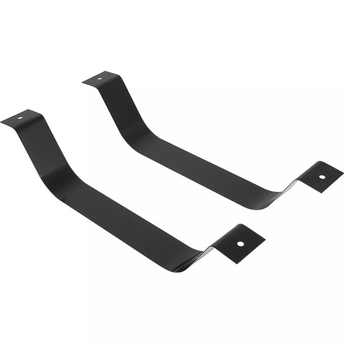 1980-84 Ford Bronco, Lower Mounting Straps, For 25.5 Gallon Rear Mount Gas Tank, Pair