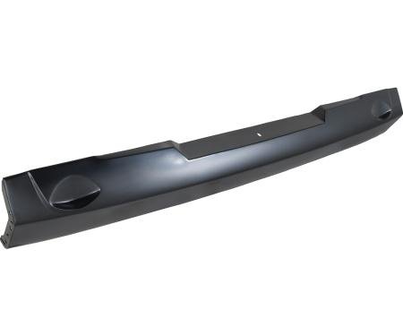1955-56 Ford F-100, F-250, F-350 Truck, Front Lower Valance Panel, Stone Deflector, Smooth, Without Park Light Holes or Bumper Bracket Cut-Outs