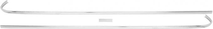 OER 1967-72 Chevrolet, GMC Pickup, Rear Cab, Paint Divider Molding Set, with Hardware T70868