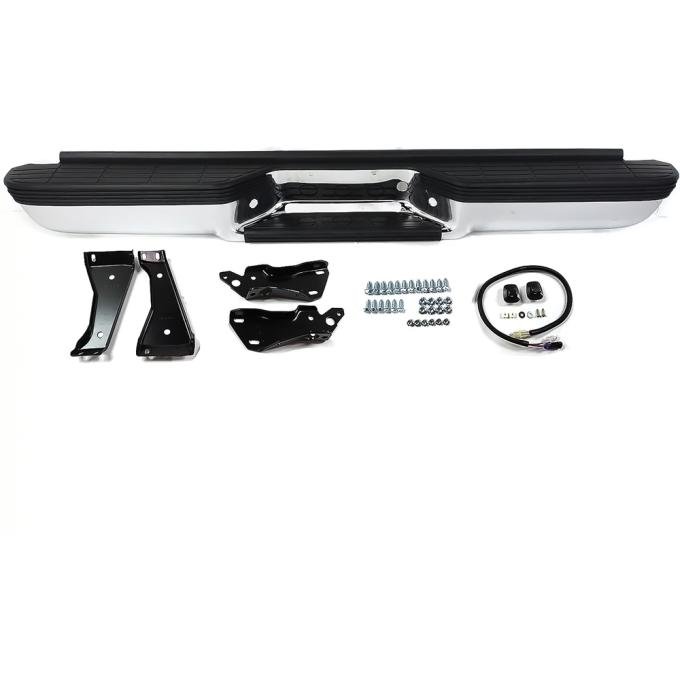 OER 1988-00 Chevrolet/GMC C/K GMT400 Fleetside Pickup Rear Step Bumper, With Brackets, Chrome T71250