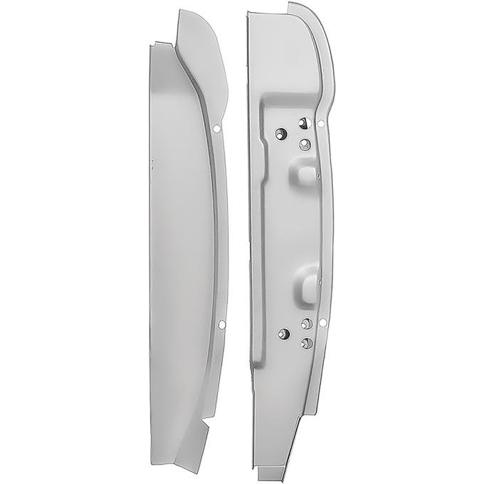 OER 1968-77 Ford Bronco, Door Hinge "A" Pillar Post Assembly, RH, Passenger Side, 2-Piece Set TR02500C