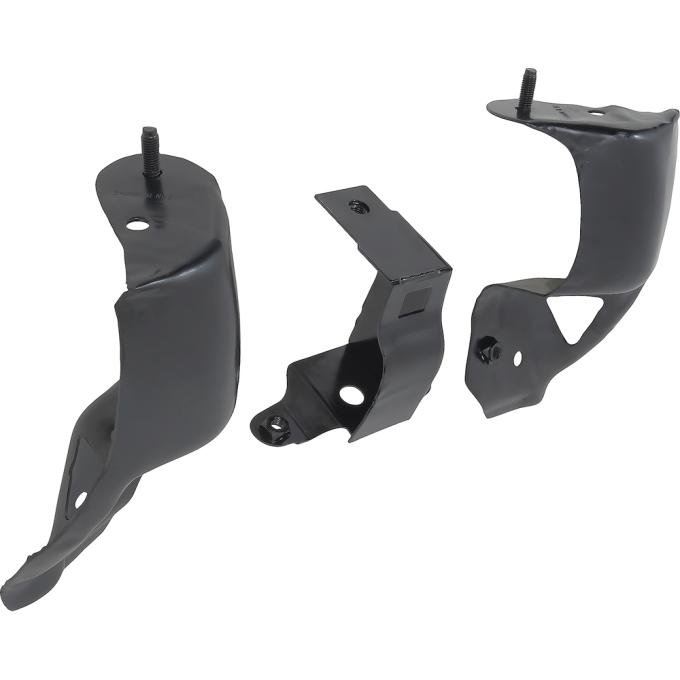 1999-02 Silverado, 2000-06 Suburban, Tahoe, Front Bumper Bracket Set, Outer & Center, 3 Piece Set