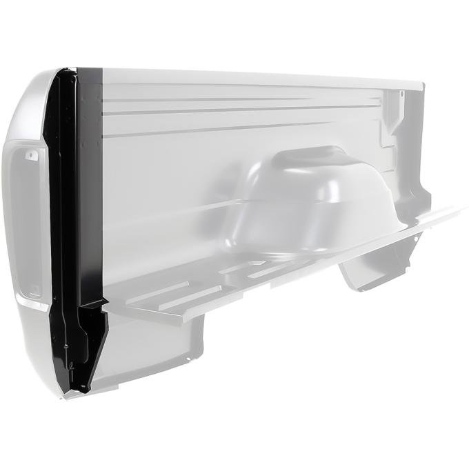 OER 1973-79 Ford F100, F150, F250, F350, Tailgate Striker Post Outer Skin, LH, Driver Side TR27869D