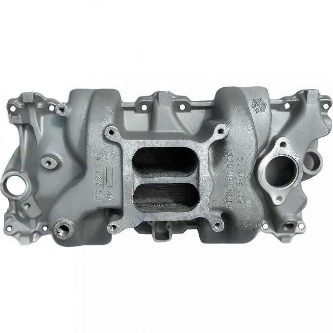 OER 1969-1970 350, Aluminum Intake Manifold, with Winters Foundry Logo, Casting Number 3972116
