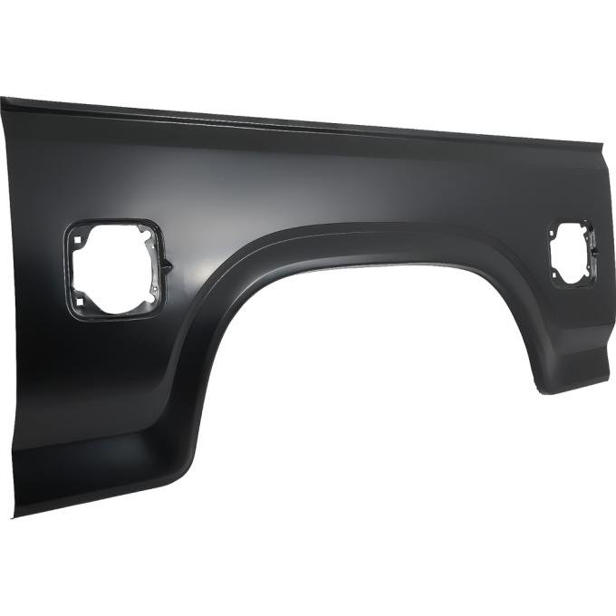 1980-86 F-Series Pickup Truck, Bedside Wheel Arch Extension Panel, Dual Fill Hole, LH Driver Side