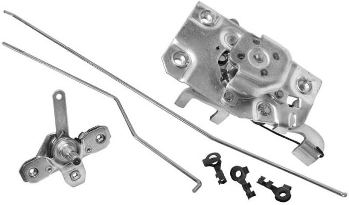 OER 1967-71 Chevrolet, GMC Truck, Door Latch Assembly, Rods and Relay, Passenger Side T70894